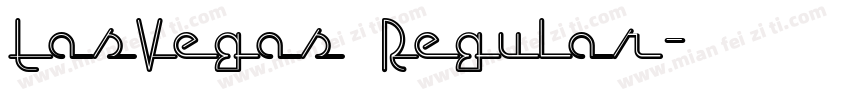 LasVegas Regular字体转换